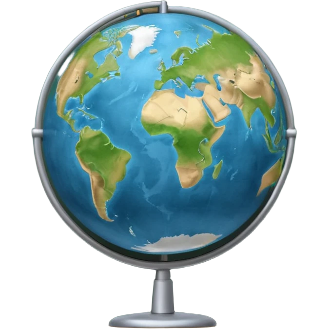 globe on a school chalkboard emoji