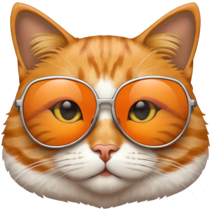Cat wearing sunglasses emoji