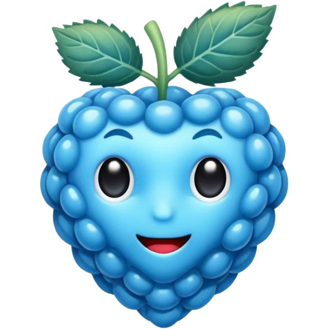 BLUE RASPBERRY emoji
