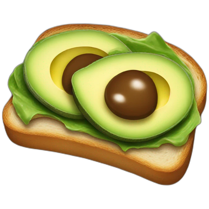 avocado toast emoji