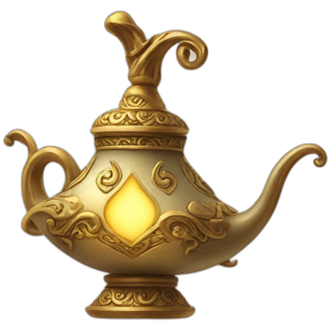 Genie lamp emoji