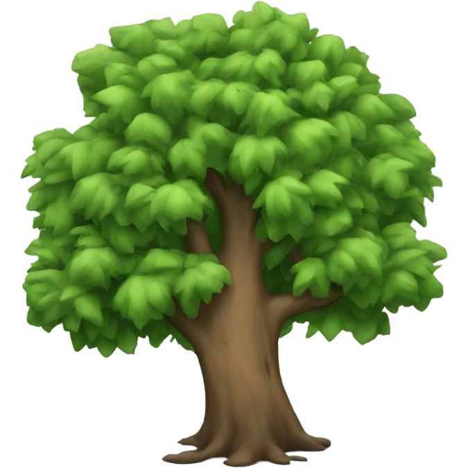 Tree falling down emoji