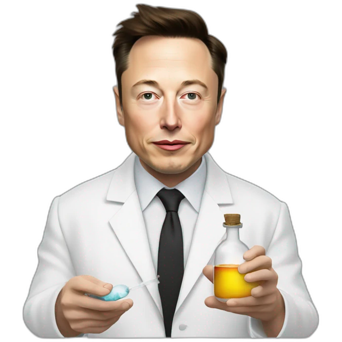 elon musk doing drugs, for educational purposes only, inclusiveness and positive, LGTBQ+ emoji