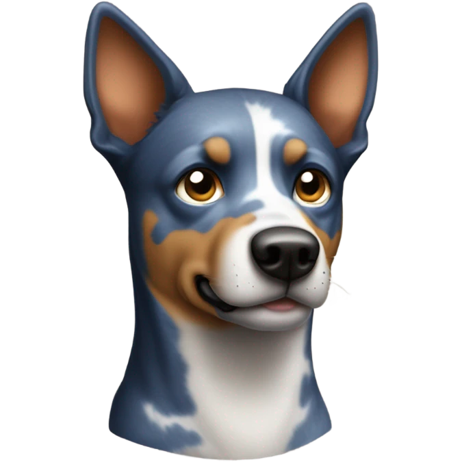 Blue heeler mixed with a kelpie emoji