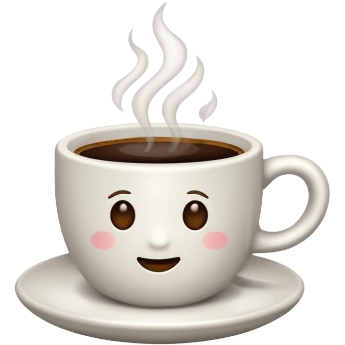 Winter coffee emoji