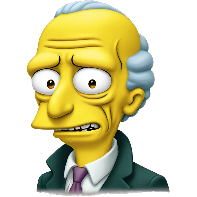 mr burns from the simpsons emoji