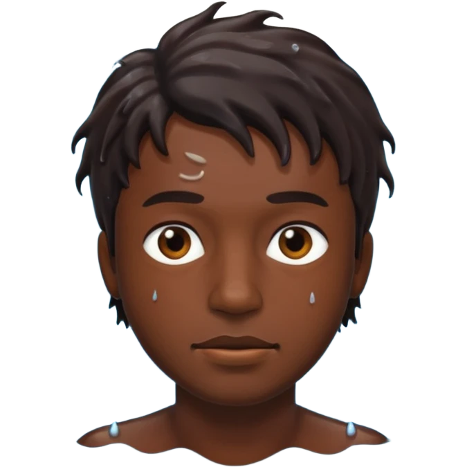 wet man emoji