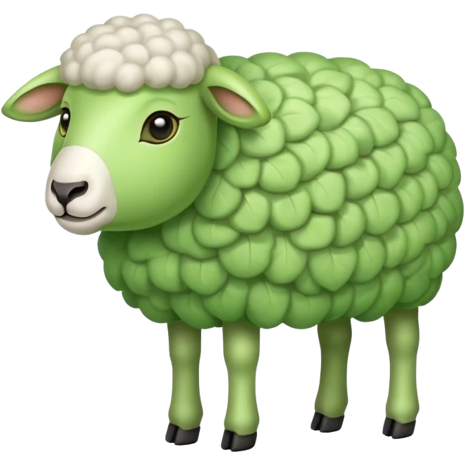 Leaf sheep  emoji
