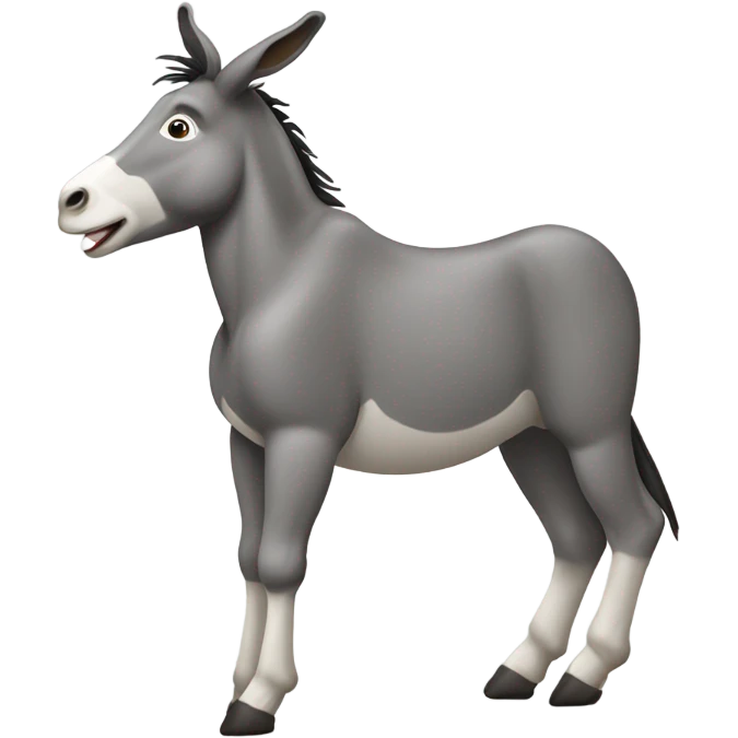 Dancing donkey emoji