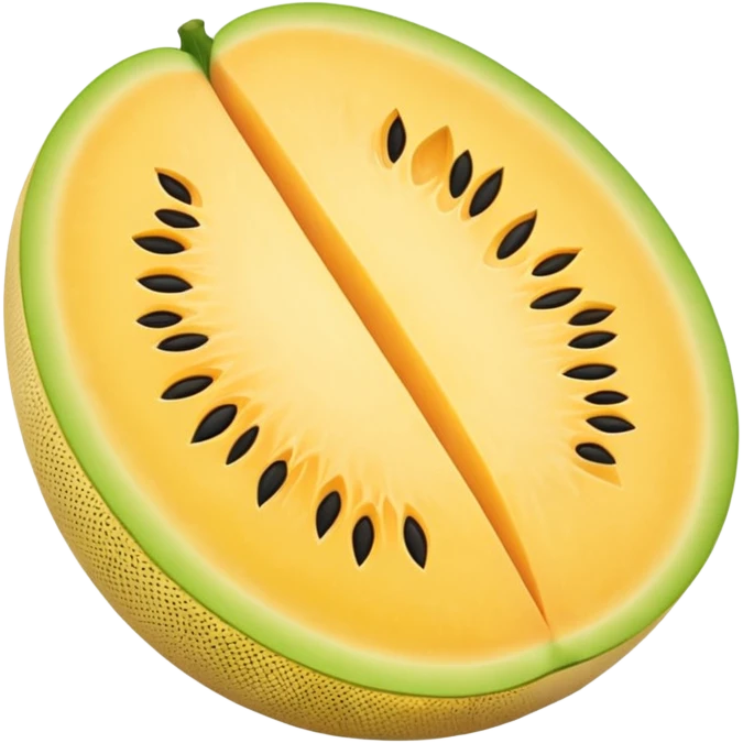 yellow melon emoji