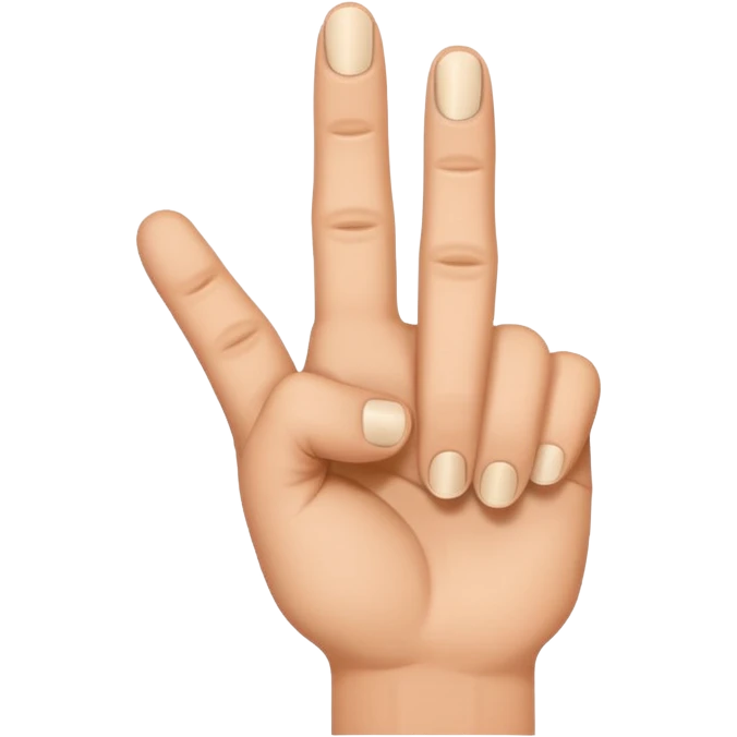 gun fingers emoji