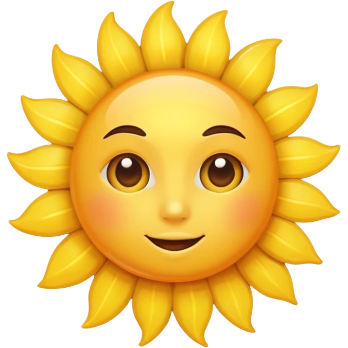 make a sun emoji