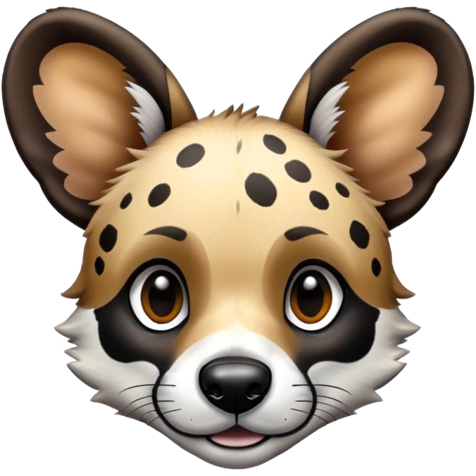 African wild dog emoji