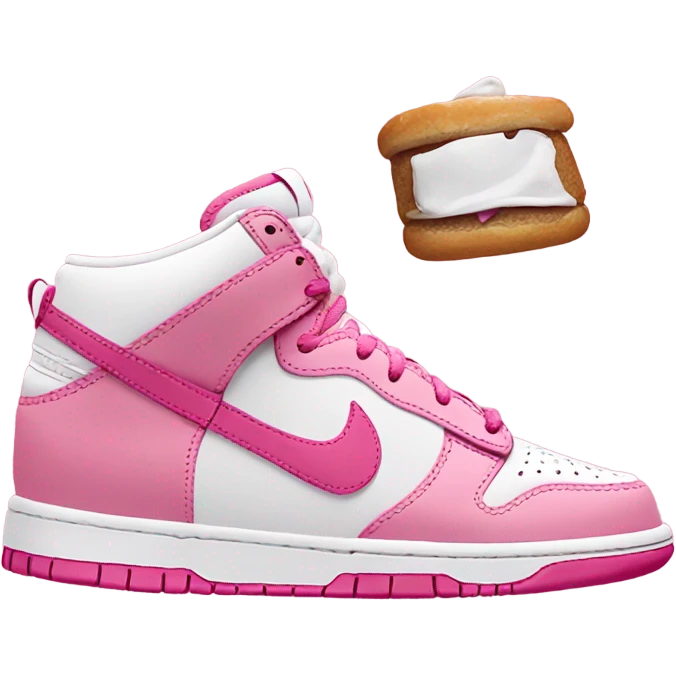 Pink Nike dunks emoji
