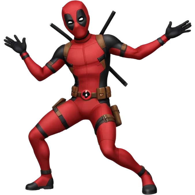 Deadpool dancing emoji