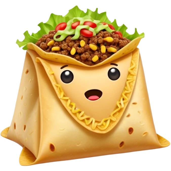 walking taco emoji