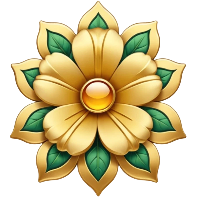 premium flower badge emoji