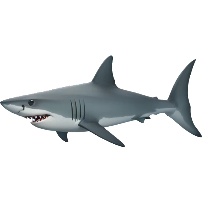 Shark with topha emoji