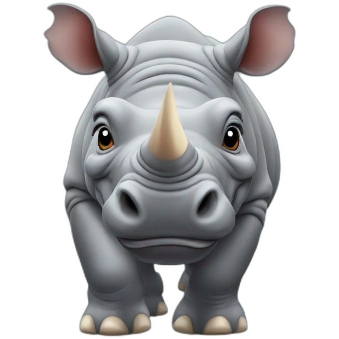 Rhino Hippo emoji