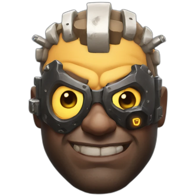 Overwatch's Roadhog emoji