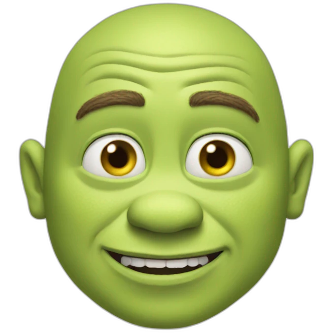 white-shrek emoji