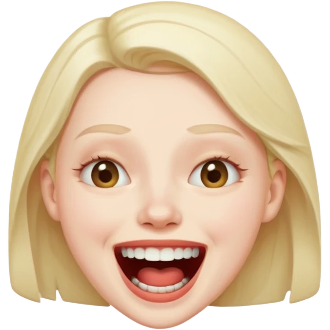 خنده از روی ترس emoji