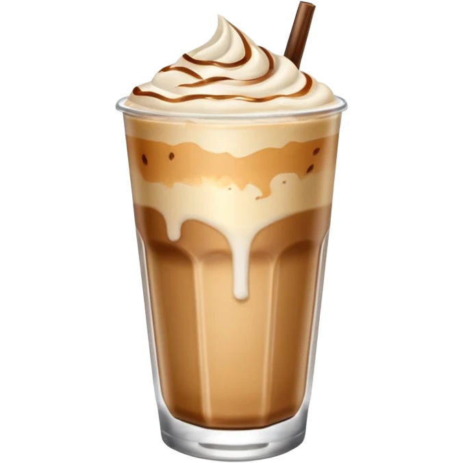Iced latte emoji