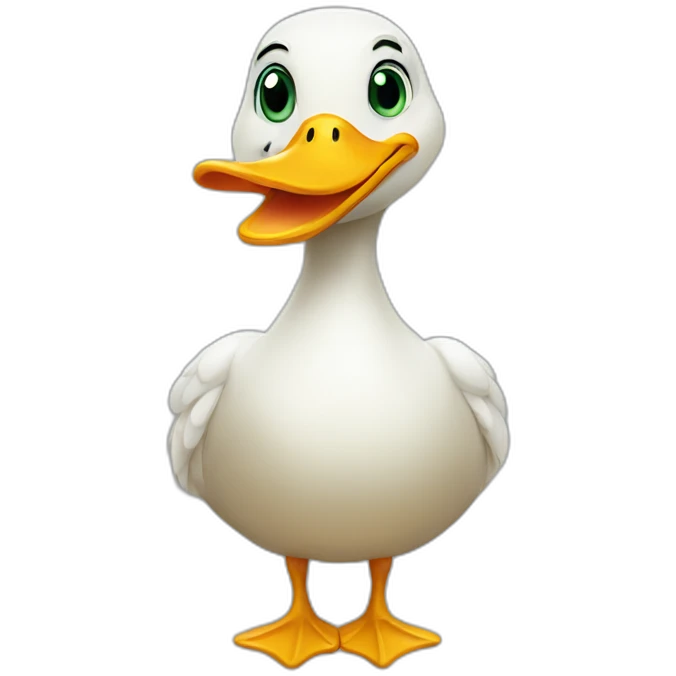 duck without a brain emoji