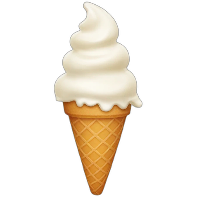 ice cream cone emoji
