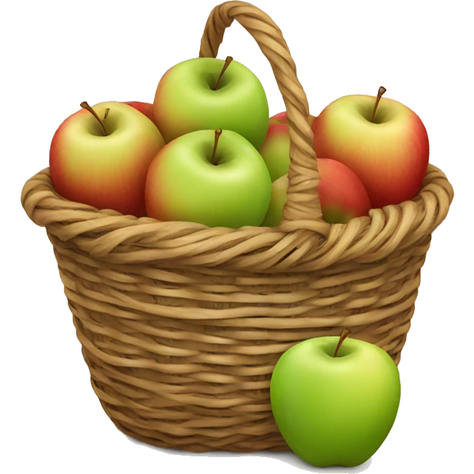 Basket of apples emoji