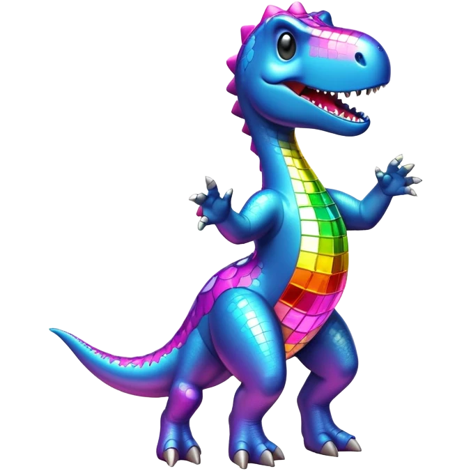 Disco dinosaur emoji