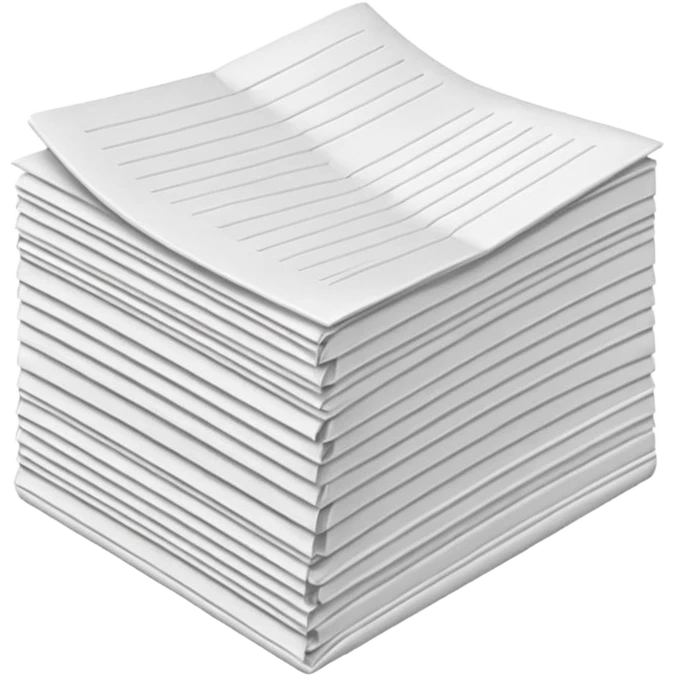 folded papers emoji