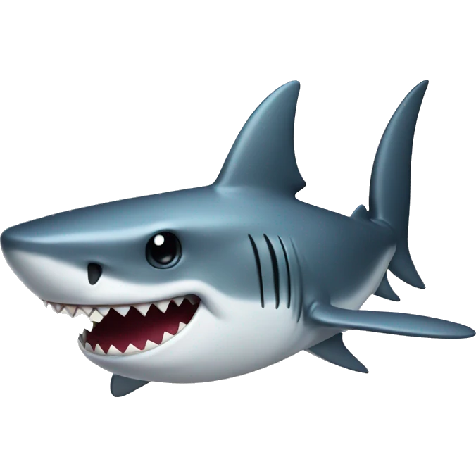Shark wo with a top hat emoji