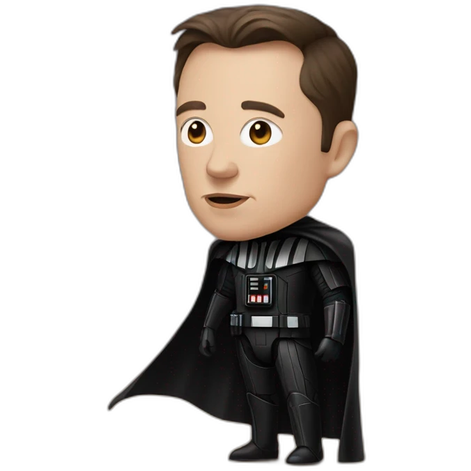 Elon musk dark vador emoji