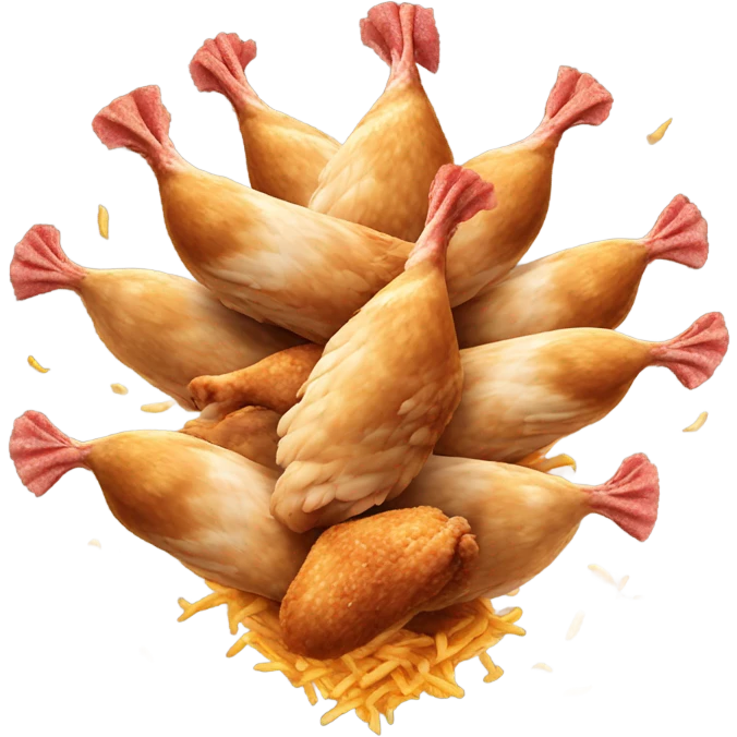 Chicken cyclone emoji