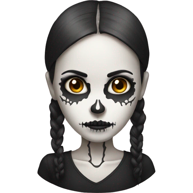 Girl skull emoji
