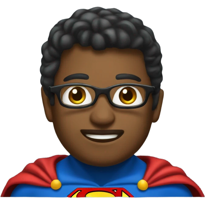 busdriver with superman cape emoji