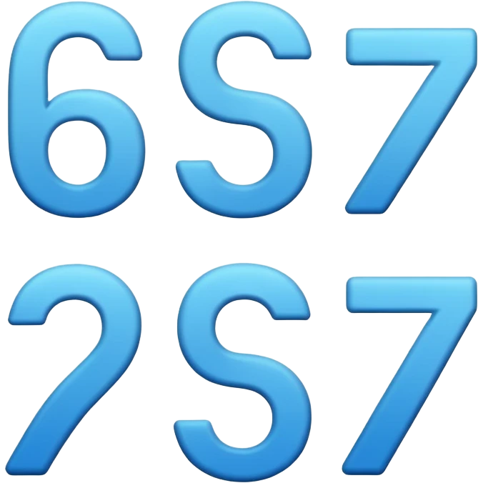 6 7 emoji