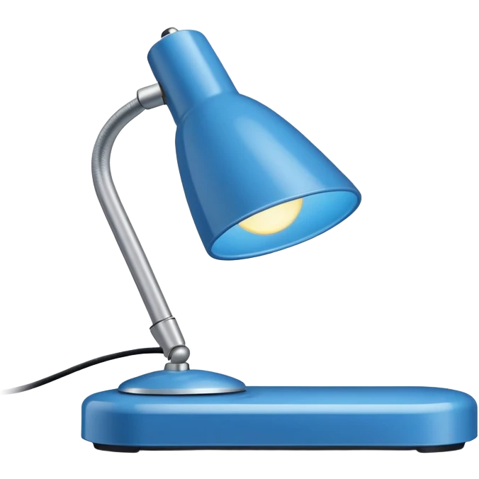 blue table lamp  emoji