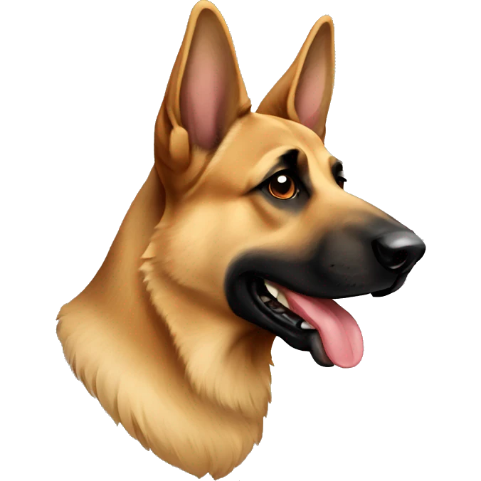 German shepherd  emoji