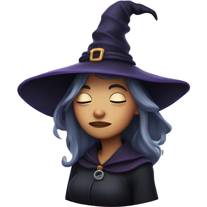 Sleepy witch emoji
