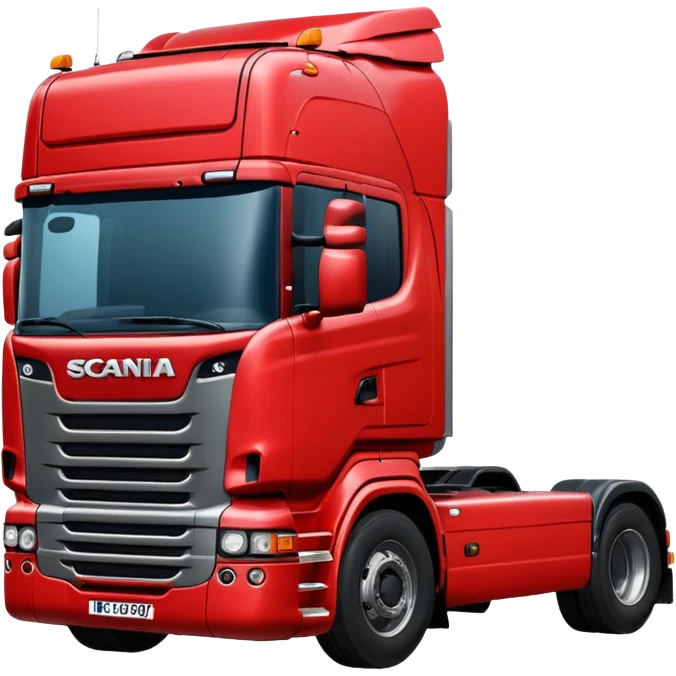 грузовик scania emoji