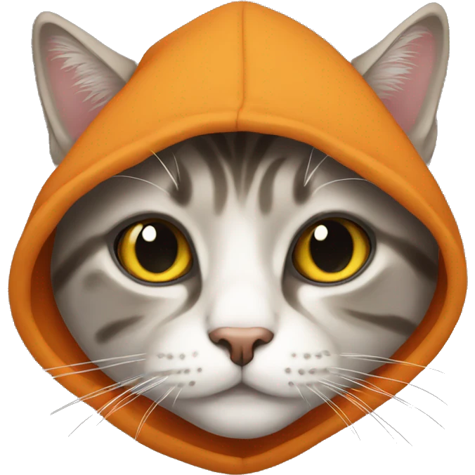 cat with hood emoji