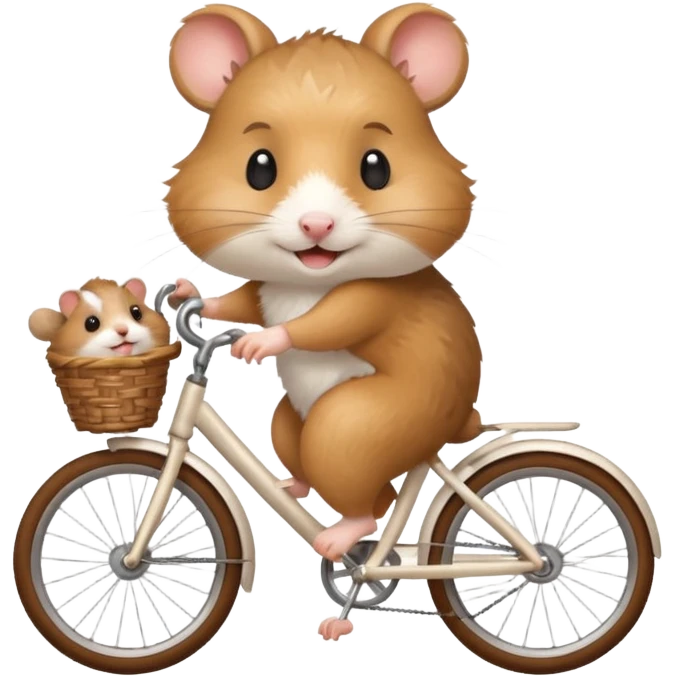 hamster cyclist emoji