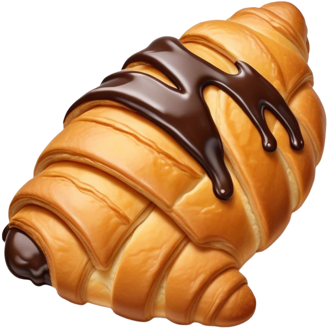 chocolate croissant  emoji
