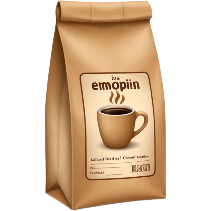 coffee bag emoji