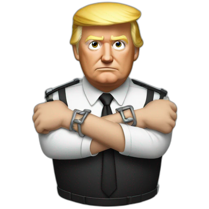trump-in-handcuffs emoji