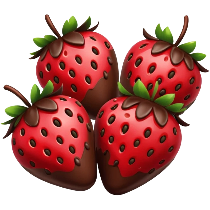 chocolate covered fruit emoji