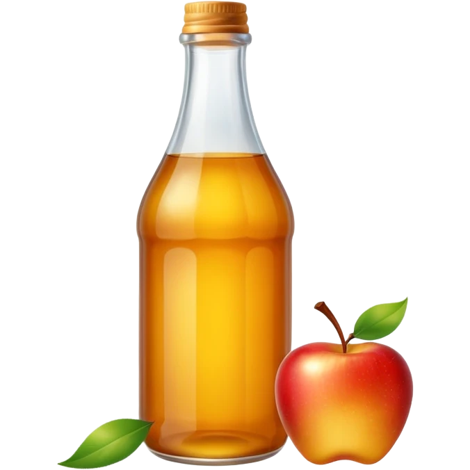 jus de pommes en bouteille emoji