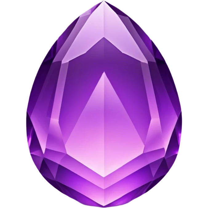 Cinematic Realistic Amethyst Emoji, Rich and soothing, with smooth, polished purple facets catching the light and casting soft, calming reflections. The deep violet hue seems to glow with an ethereal light, radiating peaceful energy and elegance. Soft glowing outline, capturing the essence of tranquility and mystery in a stunning amethyst. emoji